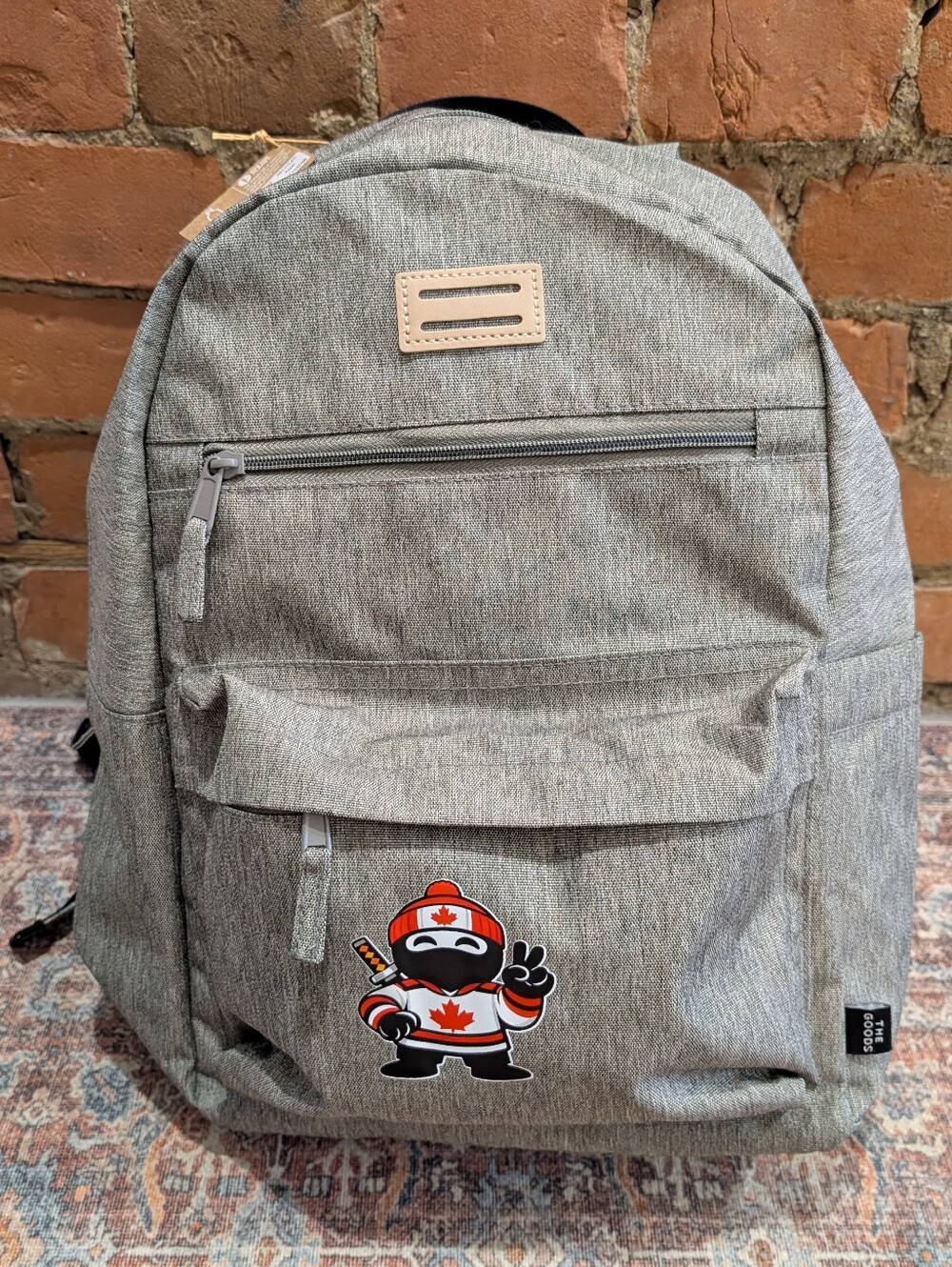 Nwt! THE GOODS™ Recycled 15" Laptop Backpack, Canadian Ninja Patch